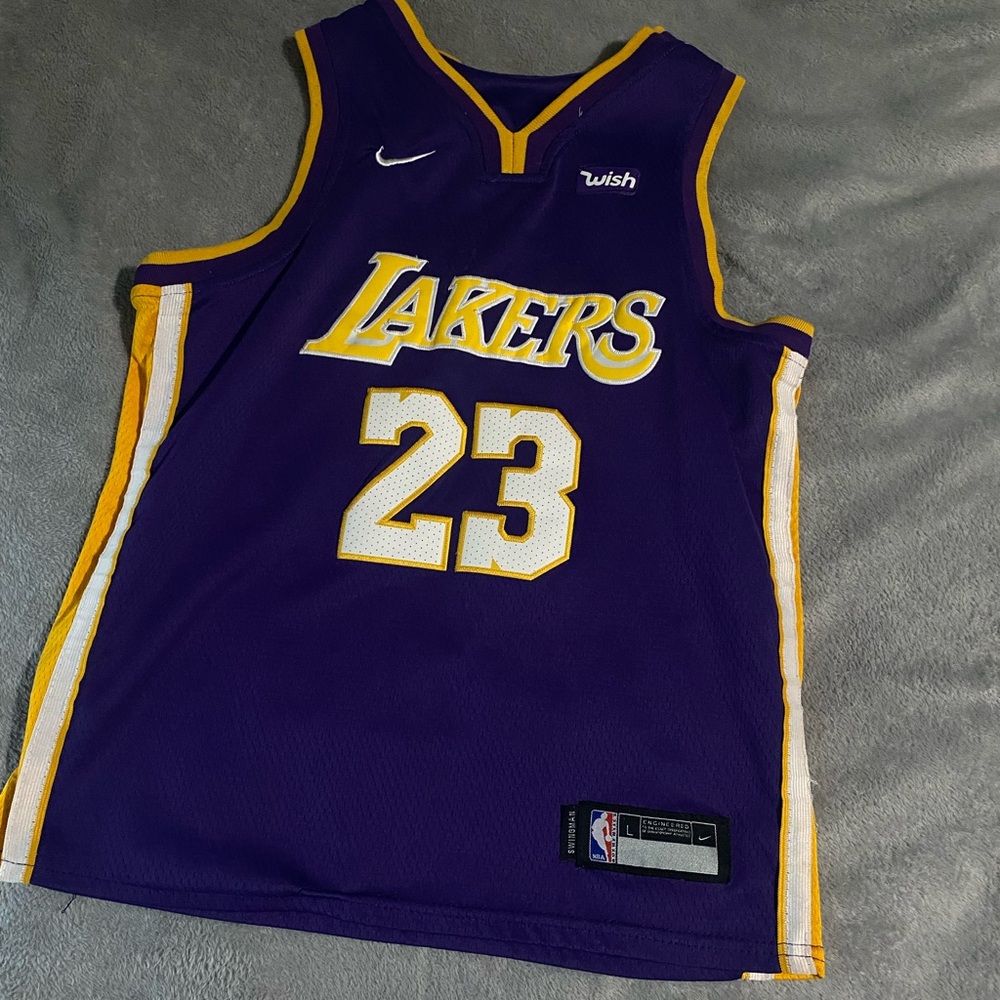 Purple Lakers Basketball Lebron James Jersey